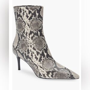 70. Rag & Bone $598 Mercer Pointed Toe Bootie in snake skin print